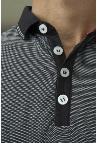 D555 Cecil Polo Black - Pikeepaidat - Miesten isot pikeepaidat