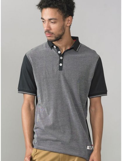 D555 Cecil Polo Black - Pikeepaidat - Miesten isot pikeepaidat