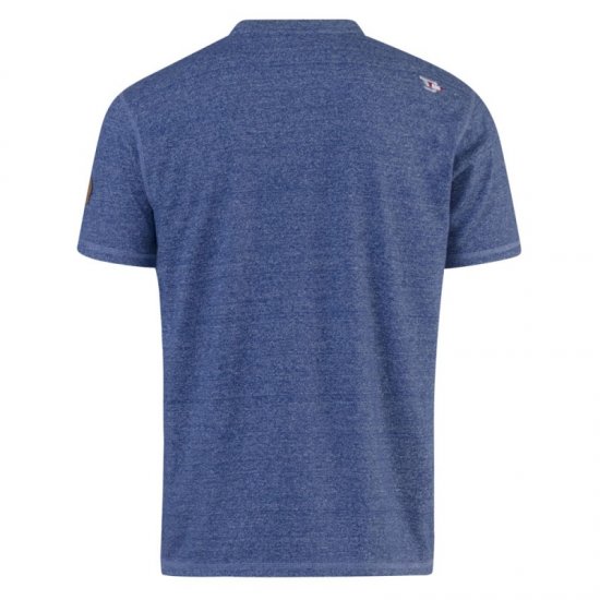 D555 Daniel Grandad T-shirt Denim - T-paidat - Isot T-paidat 2XL – 14XL