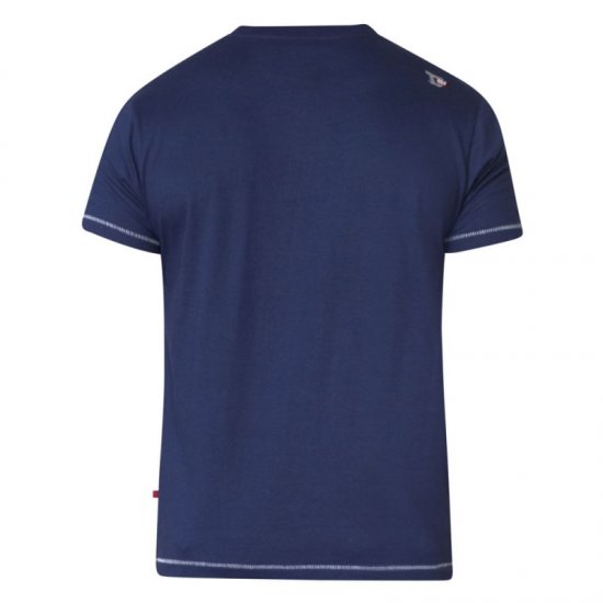 D555 Murray T-shirt Navy - T-paidat - Isot T-paidat 2XL – 14XL