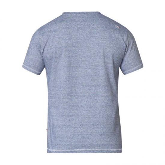 D555 Darcy Embroidered T-shirt Blue - T-paidat - Isot T-paidat 2XL – 14XL