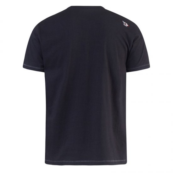 D555 Phillip T-shirt Black - T-paidat - Isot T-paidat 2XL – 14XL