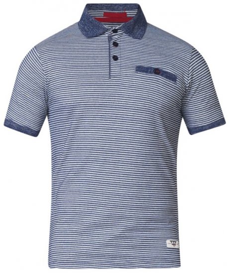 D555 Tyrone Polo Blue - Pikeepaidat - Miesten isot pikeepaidat