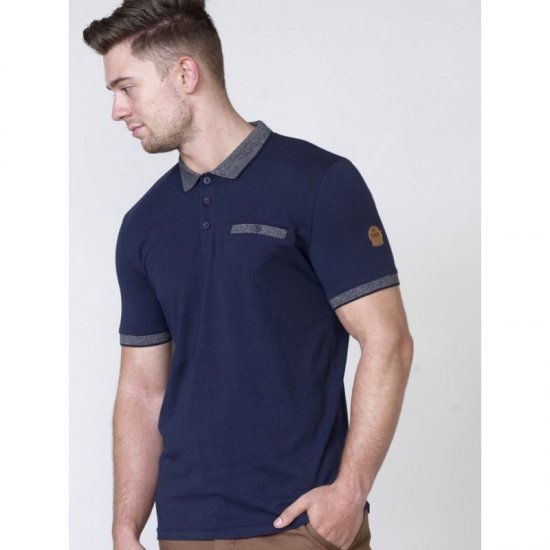 D555 Walker Polo Navy - Pikeepaidat - Miesten isot pikeepaidat
