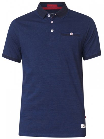 D555 Jerell Polo Navy - Pikeepaidat - Miesten isot pikeepaidat