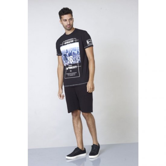 D555 Ethan T-shirt Black - T-paidat - Isot T-paidat 2XL – 14XL