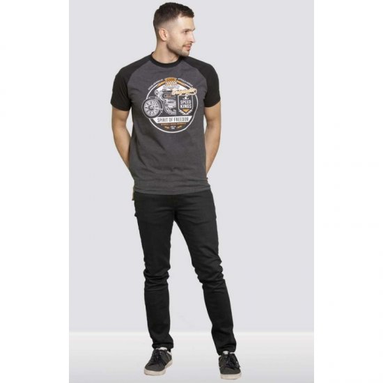 D555 Dallas T-shirt Charcoal - T-paidat - Isot T-paidat 2XL – 14XL