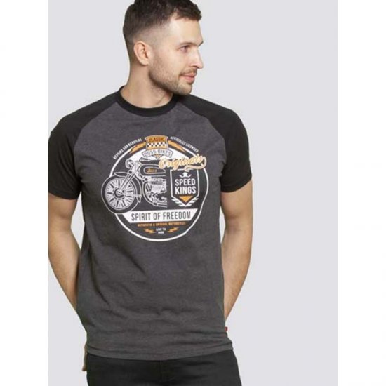 D555 Dallas T-shirt Charcoal - T-paidat - Isot T-paidat 2XL – 14XL