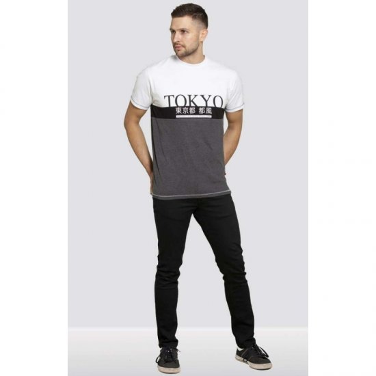 D555 Morris T-shirt Charcoal - T-paidat - Isot T-paidat 2XL – 14XL