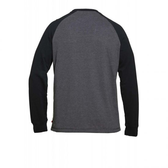 D555 Illinois Long Sleeve T-shirt Charcoal - T-paidat - Isot T-paidat 2XL – 14XL