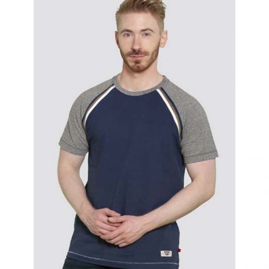 D555 Ashburn T-shirt Navy - T-paidat - Isot T-paidat 2XL – 14XL