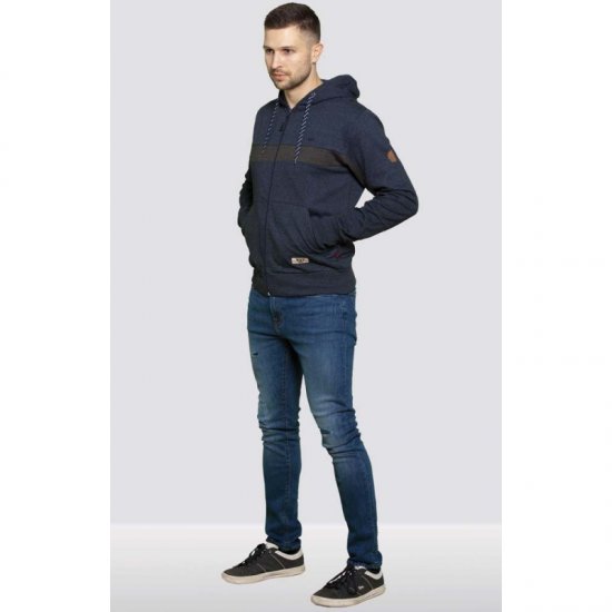 D555 Louisiana Hoodie Navy - Hupparit ja collegepaidat - Miesten hupparit ja collegepaidat isot koot