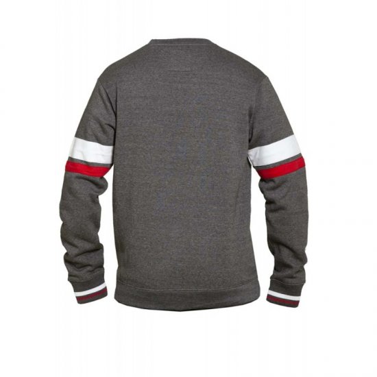 D555 Terrence Sweatshirt Charcoal - Hupparit ja collegepaidat - Miesten hupparit ja collegepaidat isot koot