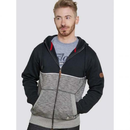 D555 Lamarsh Hoodie Navy - Hupparit ja collegepaidat - Miesten hupparit ja collegepaidat isot koot