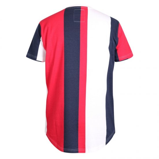 D555 Bancroft T-shirt Red/Navy - T-paidat - Isot T-paidat 2XL – 14XL