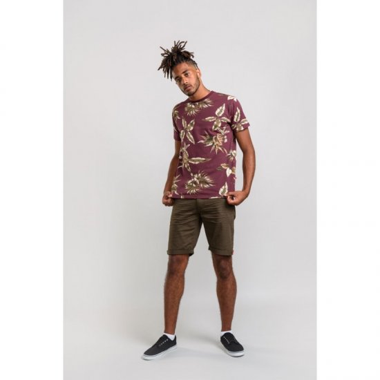 D555 Baxter T-shirt Wine-red - T-paidat - Isot T-paidat 2XL – 14XL