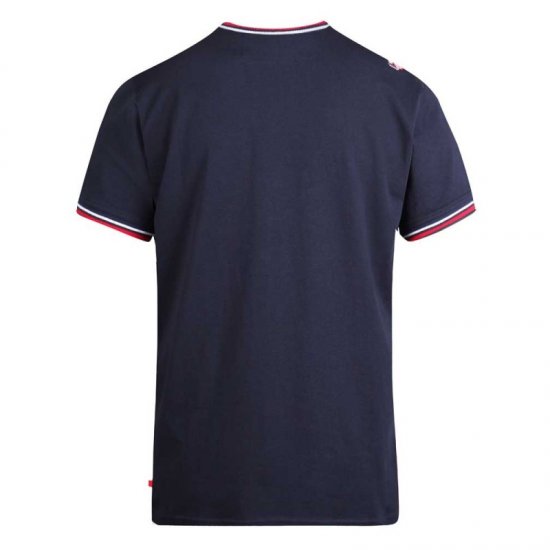D555 Bates T-shirt Navy - T-paidat - Isot T-paidat 2XL – 14XL