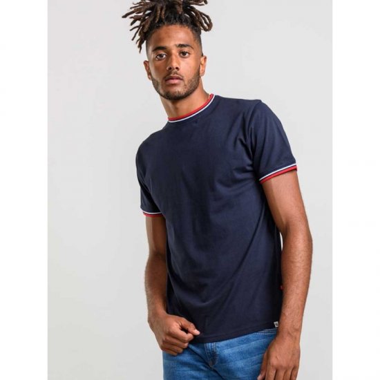 D555 Bates T-shirt Navy - T-paidat - Isot T-paidat 2XL – 14XL