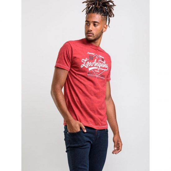 D555 Shelton T-shirt Red - T-paidat - Isot T-paidat 2XL – 14XL