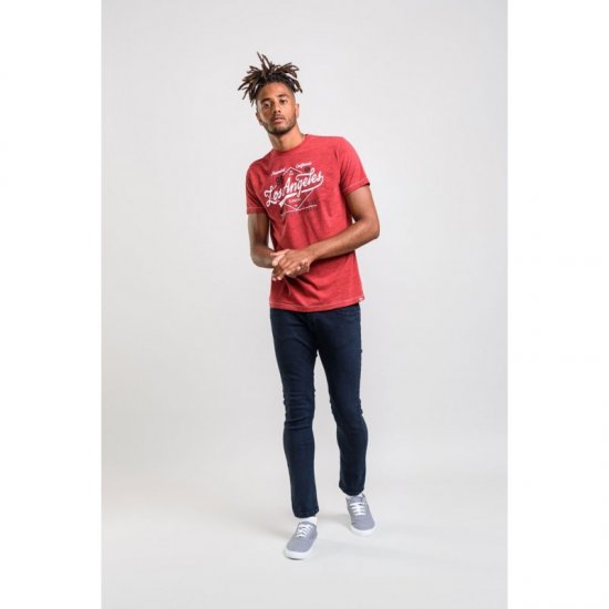 D555 Shelton T-shirt Red - T-paidat - Isot T-paidat 2XL – 14XL