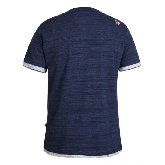 D555 Finn T-shirt Navy - T-paidat - Isot T-paidat 2XL – 14XL