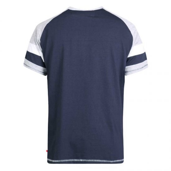 D555 Jones T-shirt Navy - T-paidat - Isot T-paidat 2XL – 14XL