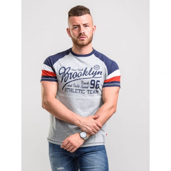 D555 Jones T-shirt Grey - T-paidat - Isot T-paidat 2XL – 14XL