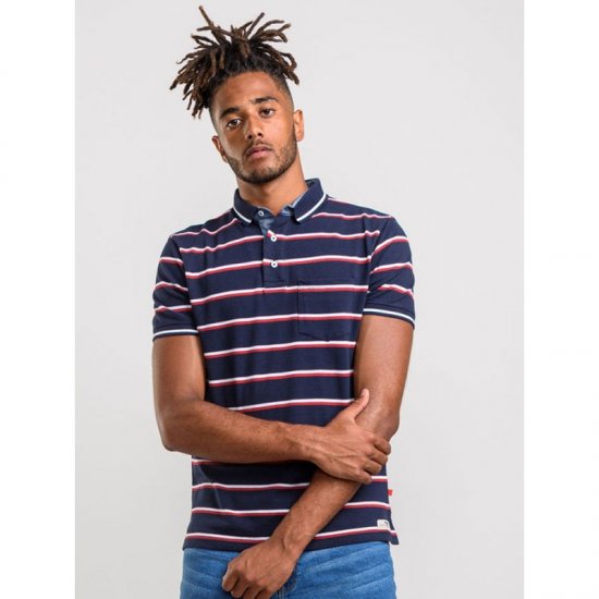 D555 Holmes Polo Navy - Pikeepaidat - Miesten isot pikeepaidat