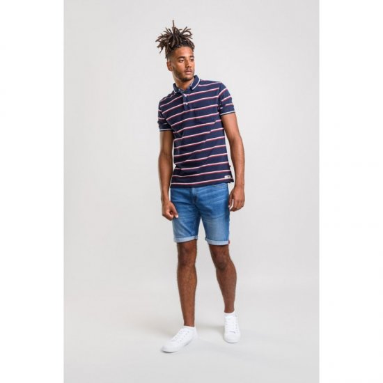 D555 Holmes Polo Navy - Pikeepaidat - Miesten isot pikeepaidat