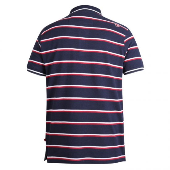 D555 Holmes Polo Navy - Pikeepaidat - Miesten isot pikeepaidat