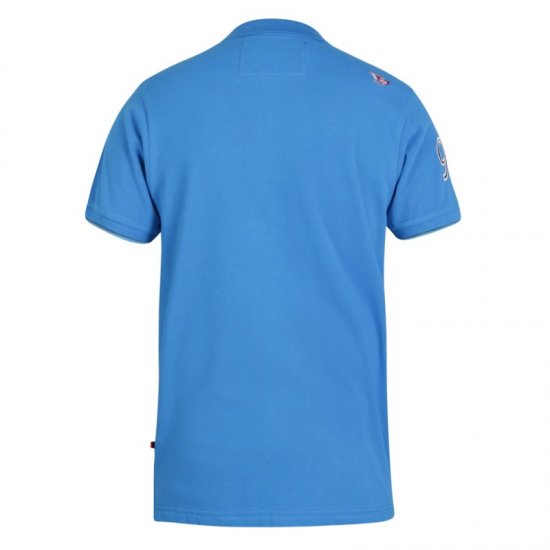 D555 Parker Polo Blue - Pikeepaidat - Miesten isot pikeepaidat