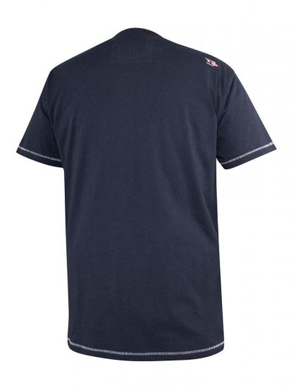 D555 Randwick San Francisco Printed T-Shirt Navy - T-paidat - Isot T-paidat 2XL – 14XL