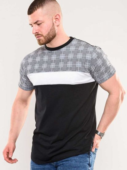 D555 Vista Couture Cut And Sew Curved Hem T-Shirt - T-paidat - Isot T-paidat 2XL – 14XL