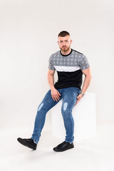 D555 Vista Couture Cut And Sew Curved Hem T-Shirt - T-paidat - Isot T-paidat 2XL – 14XL