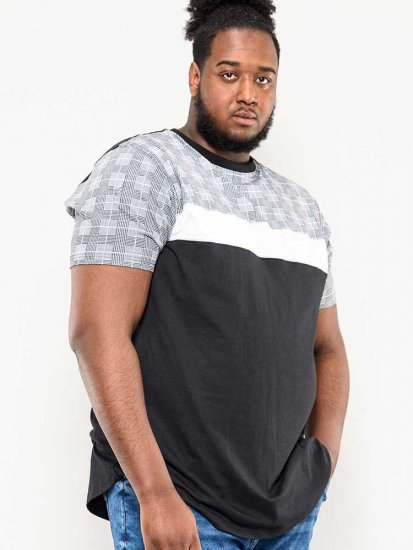 D555 Vista Couture Cut And Sew Curved Hem T-Shirt - T-paidat - Isot T-paidat 2XL – 14XL