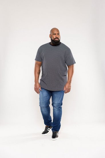 D555 Canton T-shirt Navy - T-paidat - Isot T-paidat 2XL – 14XL