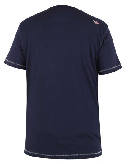 D555 Ashburton Printed T-Shirt - T-paidat - Isot T-paidat 2XL – 14XL