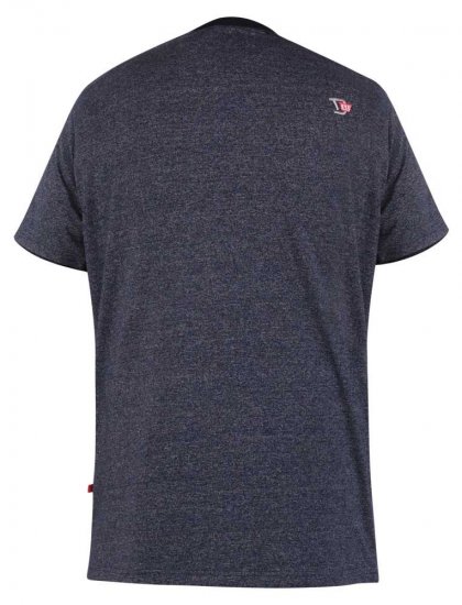 D555 Tiverton Printed Fine Stripe T-shirt - T-paidat - Isot T-paidat 2XL – 14XL