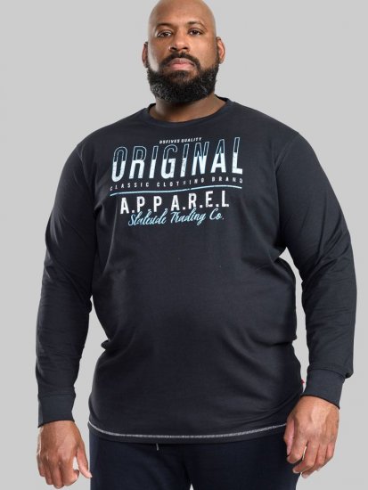D555 Yeovil Long Sleeve T-Shirt - T-paidat - Isot T-paidat 2XL – 14XL