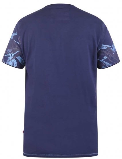 D555 BROMLEY Floral Panel Printed T-Shirt - T-paidat - Isot T-paidat 2XL – 14XL
