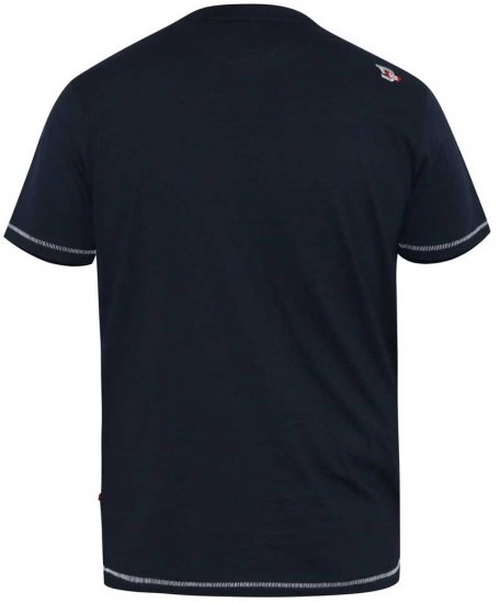 D555 DENTON Motorbike Printed T-Shirt - T-paidat - Isot T-paidat 2XL – 14XL