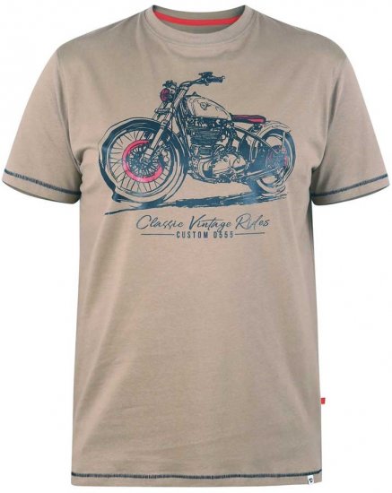 D555 RAMSGATE Printed T-Shirt - T-paidat - Isot T-paidat 2XL – 14XL