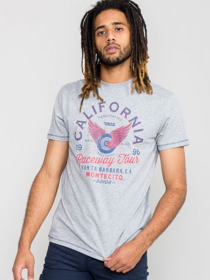 D555 BARTON Printed T-Shirt - T-paidat - Isot T-paidat 2XL – 14XL