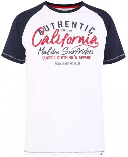 D555 SPARROW Printed T-Shirt - T-paidat - Isot T-paidat 2XL – 14XL