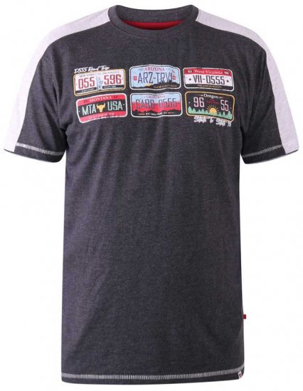 D555 SOHO American Number Plate T-Shirt - T-paidat - Isot T-paidat 2XL – 14XL