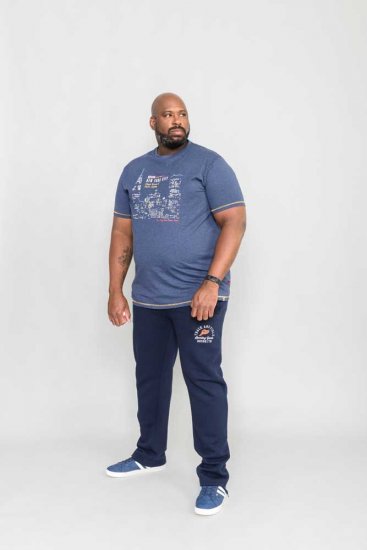 D555 DEBDEN NYC Night Skyline T-Shirt - T-paidat - Isot T-paidat 2XL – 14XL