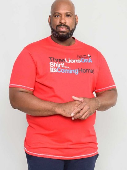 D555 LIONS England T-shirt - T-paidat - Isot T-paidat 2XL – 14XL