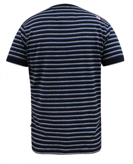 D555 Beamont Jacquard Stripe T-Shirt - T-paidat - Isot T-paidat 2XL – 14XL