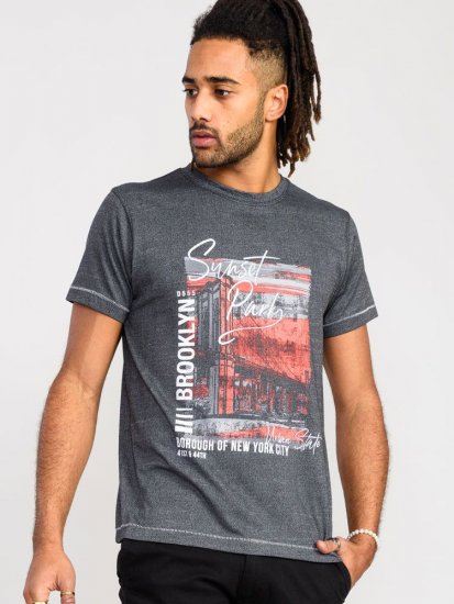 D555 Bramfield Sunset Park Brooklyn Printed T-Shirt - T-paidat - Isot T-paidat 2XL – 14XL