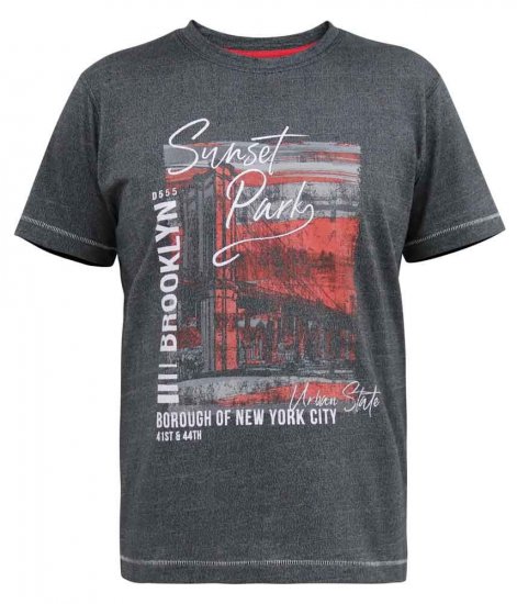 D555 Bramfield Sunset Park Brooklyn Printed T-Shirt - T-paidat - Isot T-paidat 2XL – 14XL